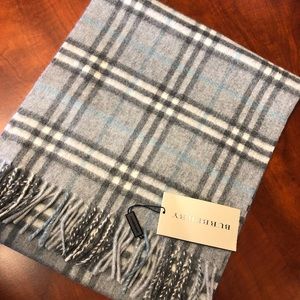 Burberry Cashmere Check Print Scarf